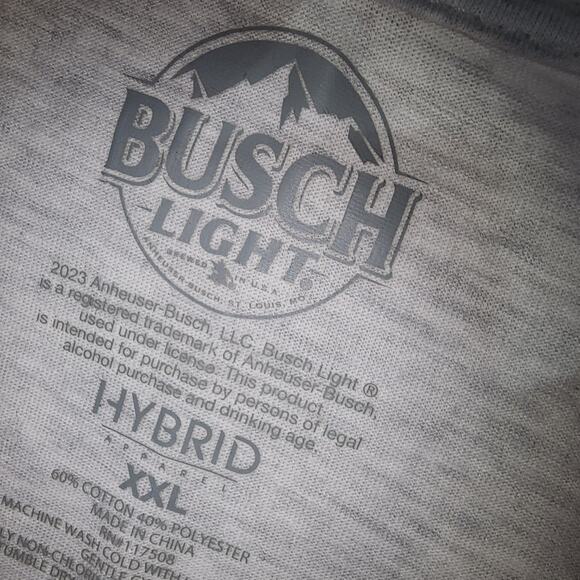 Busch light-fish shirt XXL - Picture 4 of 6